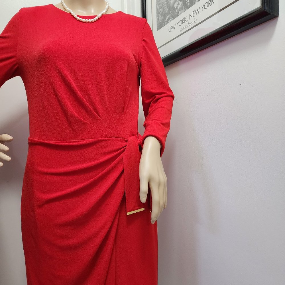 Jones New York, elegant, classy red dress.